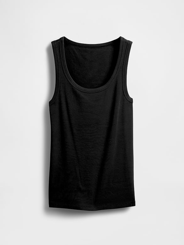 Rib Scoop Tank Top