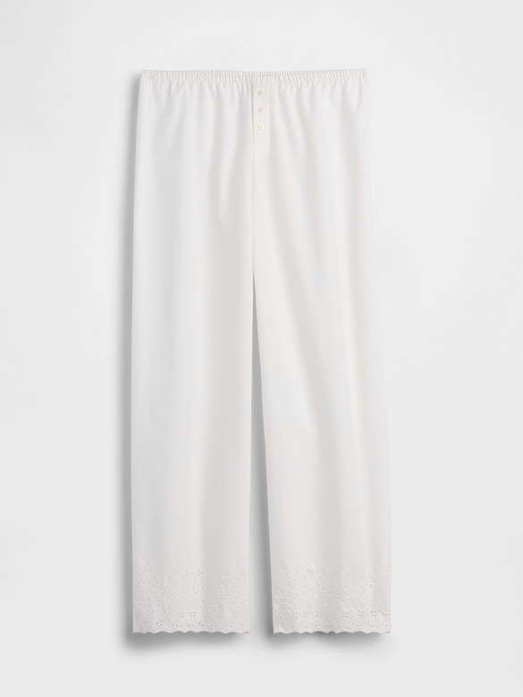 Embroidered PJ Pants