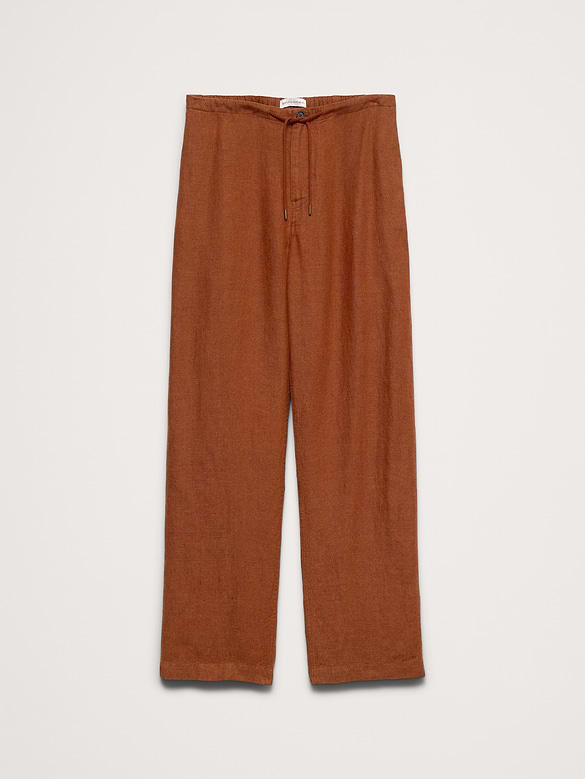 Relaxed Linen Pull-on Beach Pant