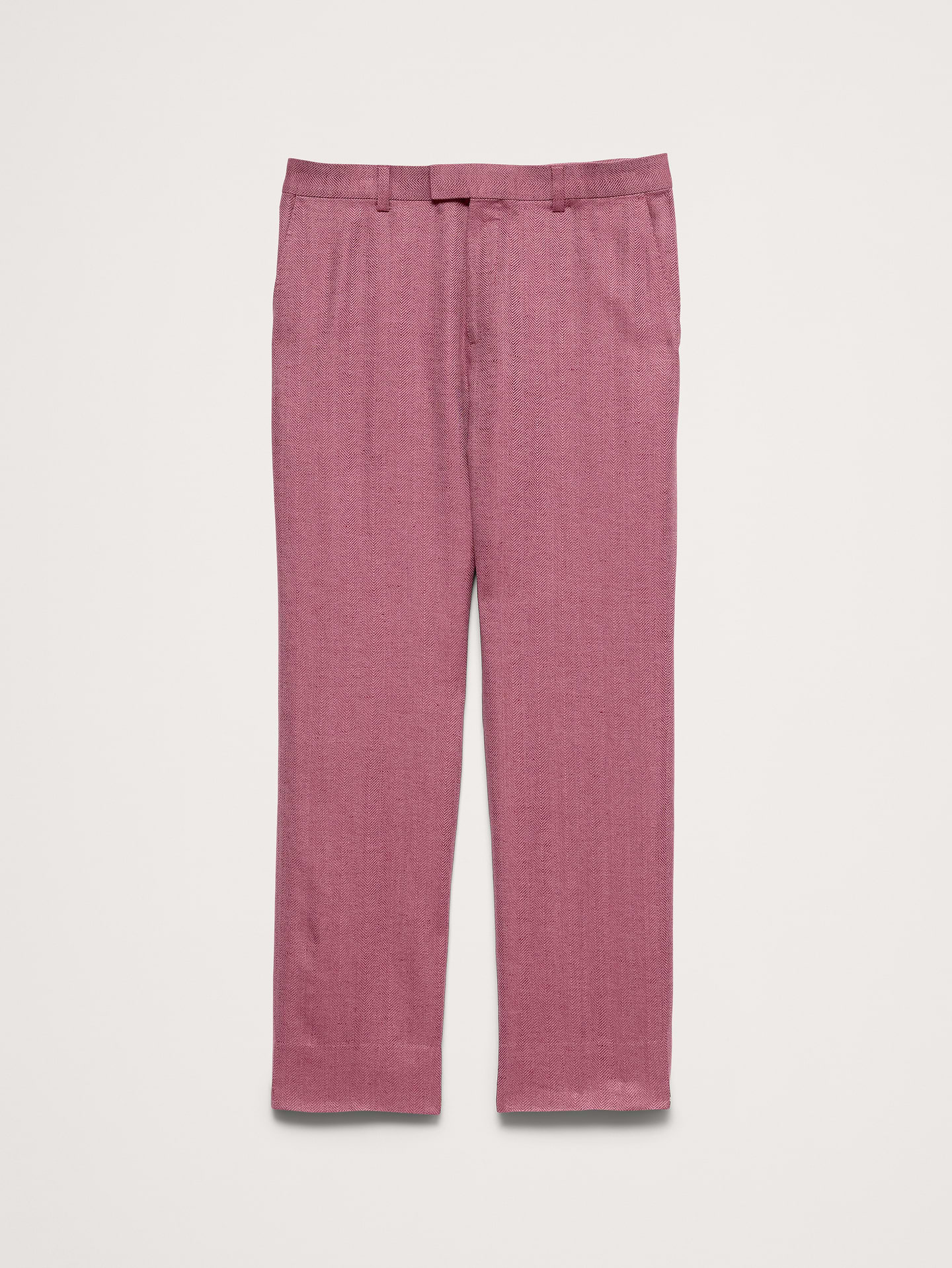 L'image numéro 5 présente Pantalon de complet droit en lin et laine mérinos