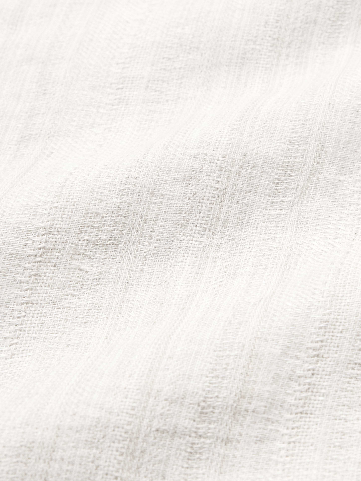 Image number 6 showing, Standard-Fit Textured Linen-Cotton Shirt