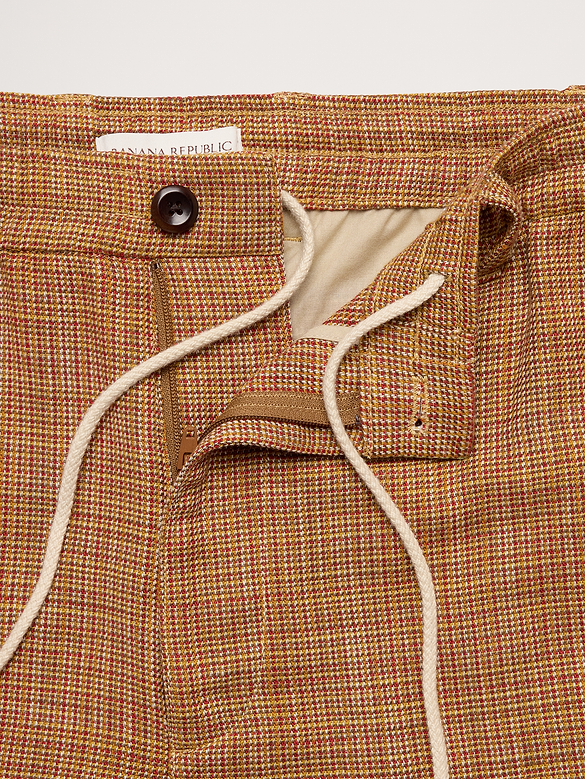 7" Plaid Pull-On Short