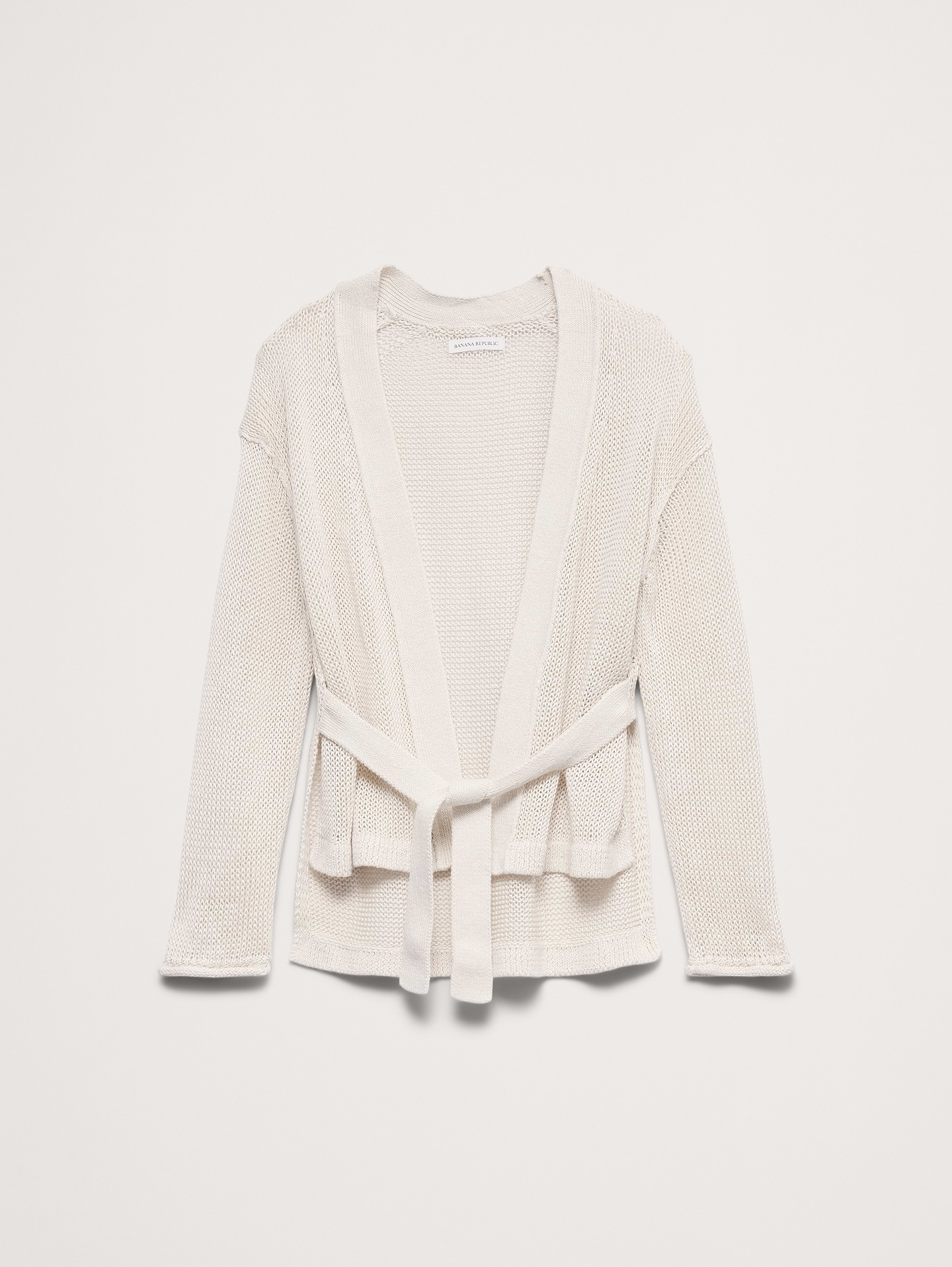Image number 4 showing, Heirloom Linen Wrap Cardigan