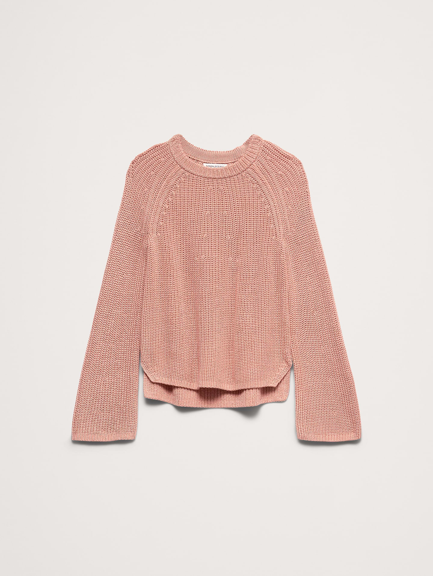 Image number 3 showing, Cotton Flare-Sleeve Sweater