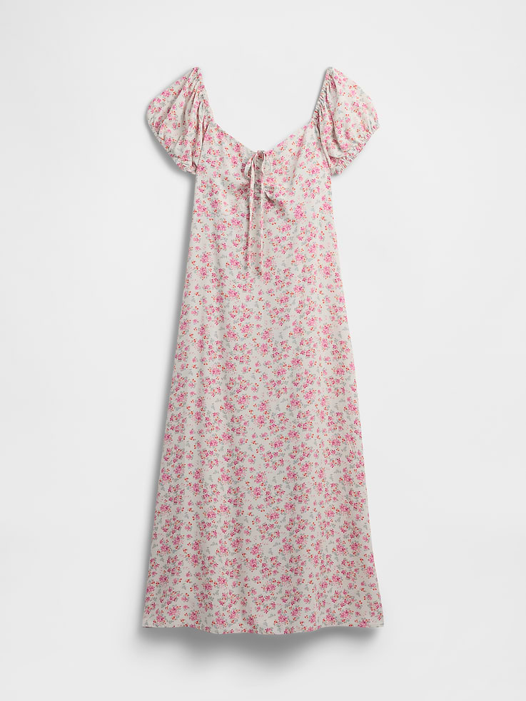 Image number 6 showing, Puff Sleeve Midi Dress