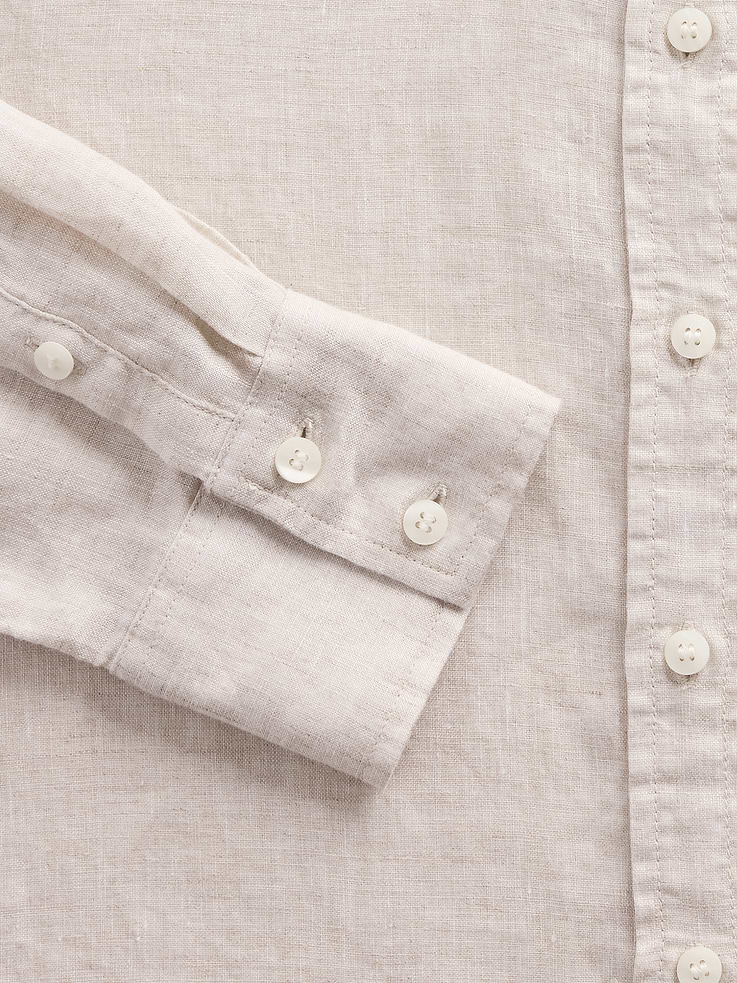 Image number 4 showing, 100% Linen Oversized Shirt