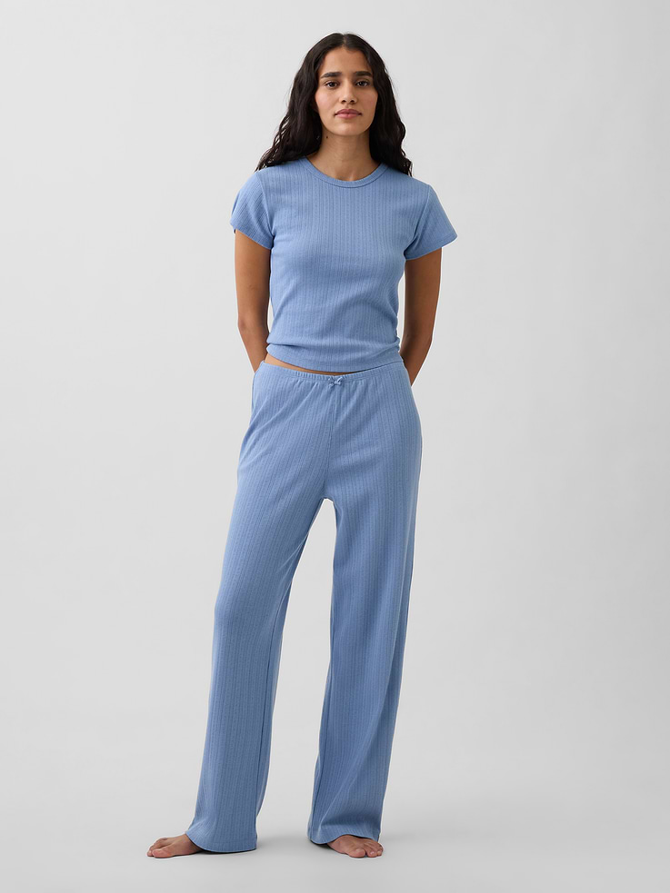 Image number 5 showing, Pointelle PJ T-Shirt