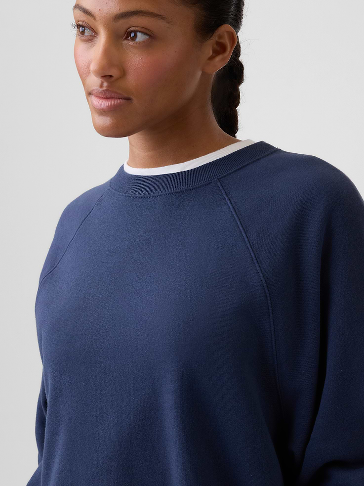 Image number 4 showing, Relaxed French Terry Crewneck Sweatshirt