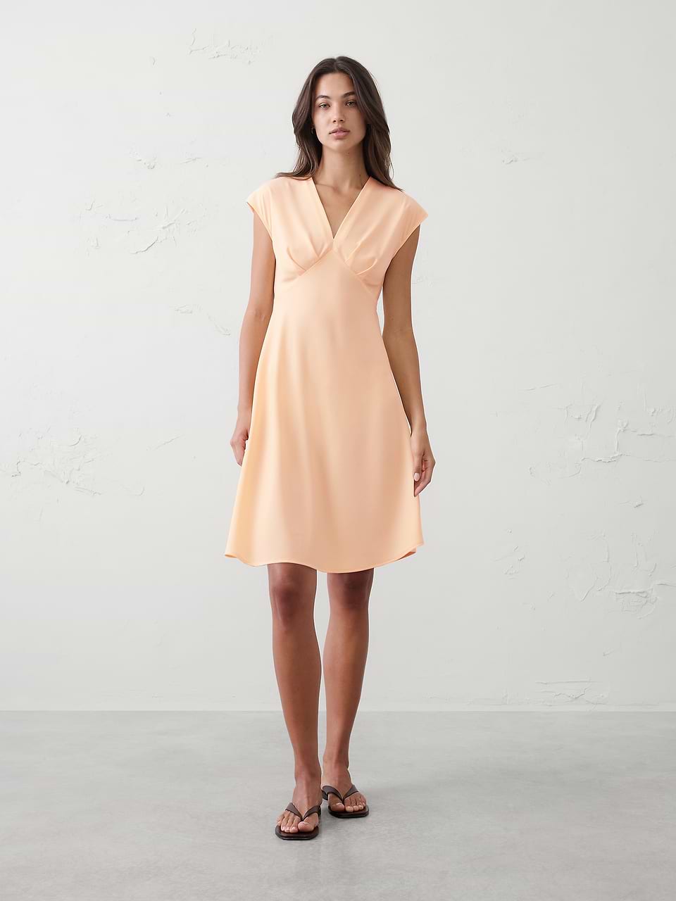 sexy women in short dresses V-Neck Backless Cocktail Dress 6759S this party dress is Feminine Finesse Dress SORBET DM:18.5