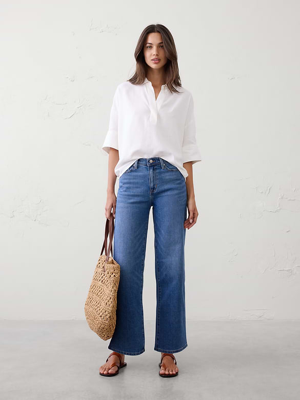 Straight High-Rise Jean