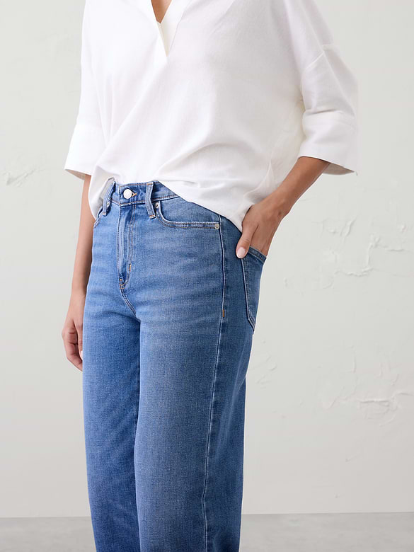 Straight High-Rise Jean