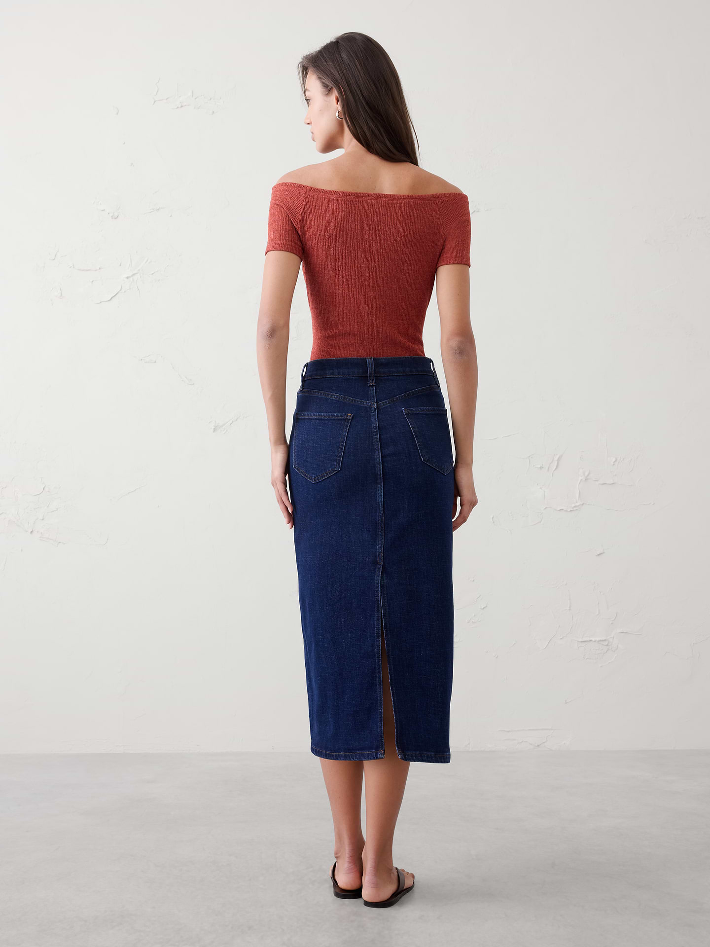 Image number 2 showing, Off-Shoulder Jacquard Crinkle Top