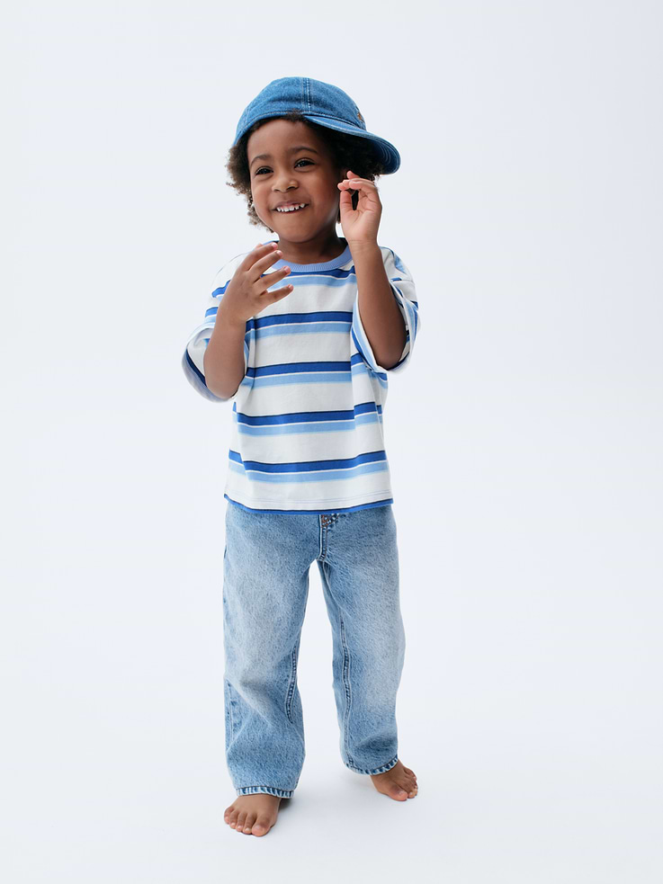 Image number 4 showing, Baby & Toddler Pull-On Baggy Jeans