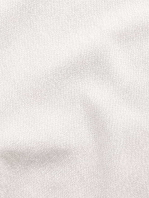 Linen-Blend Maxi Slip Skirt