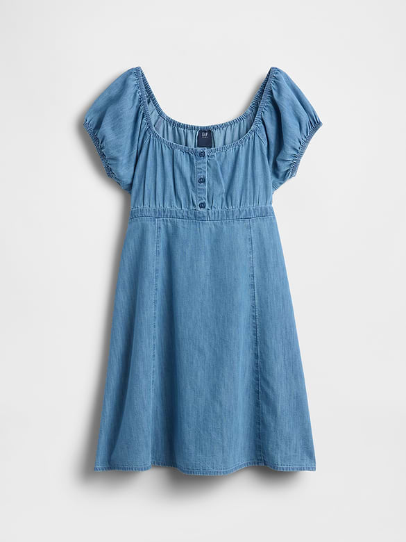 Kids Denim Babydoll Dress