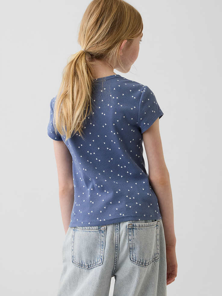 L'image numéro 3 présente T-shirt côtelé pour Enfant