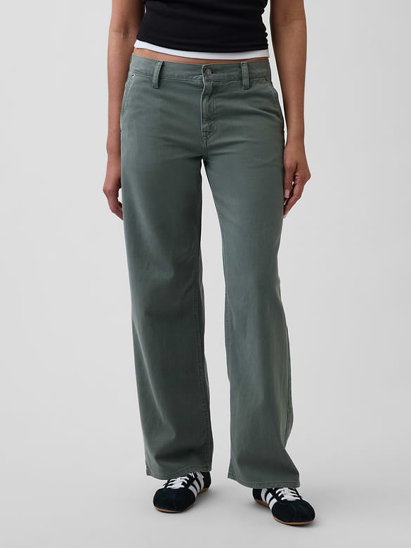 Low Rise '90s Loose Khakis
