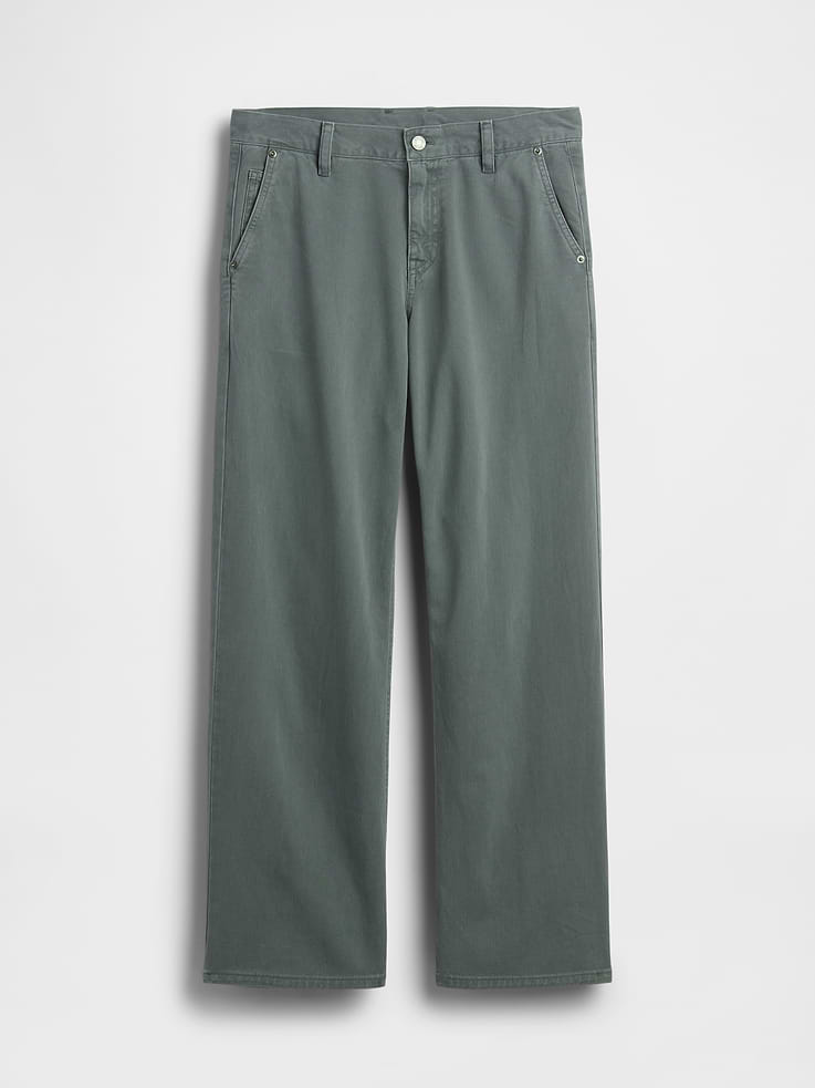 Image number 6 showing, Low Rise '90s Loose Khakis