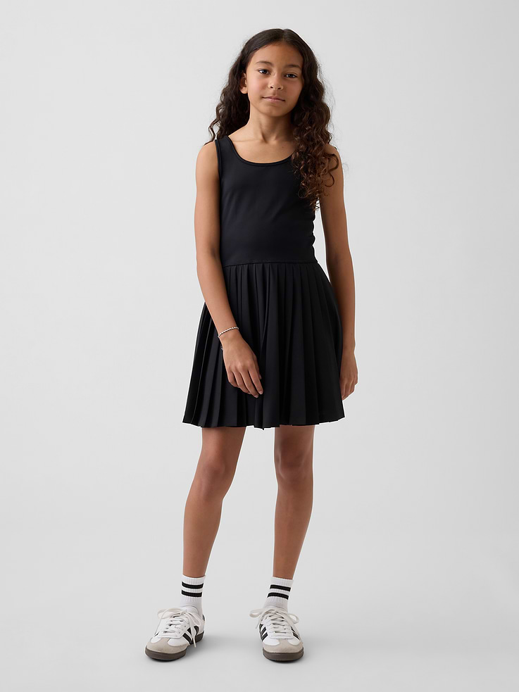 Image number 1 showing, Kids Pleated Tennis Dress