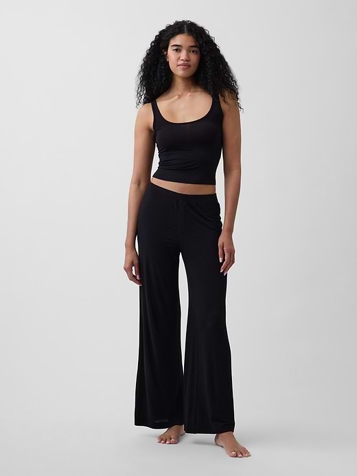 SoftMade Modal Rib PJ Pants - True black by Gap