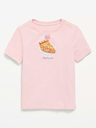 Image number 1 showing, Short-Sleeve Flag Graphic T-Shirt for Toddler Girls