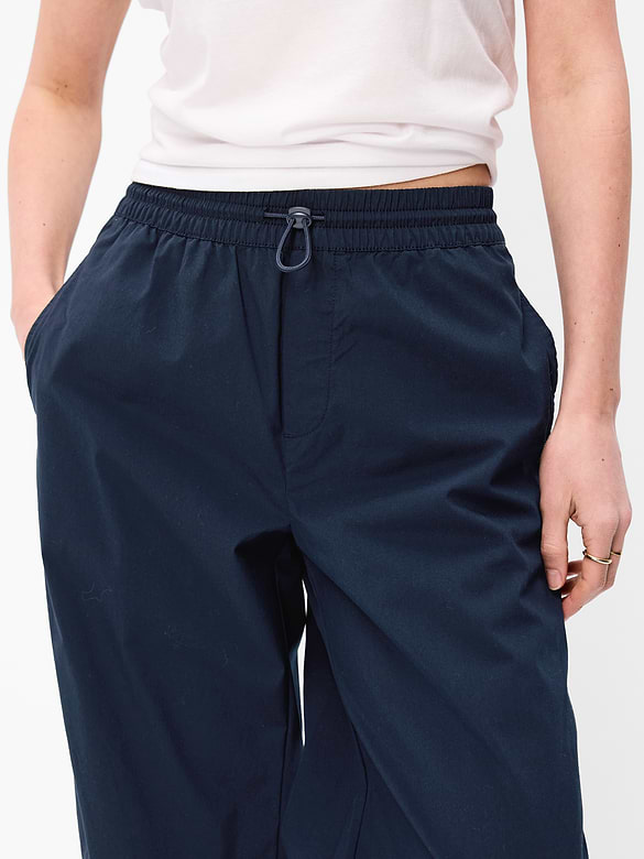 Lightweight Pull-On Poplin Balloon Pants