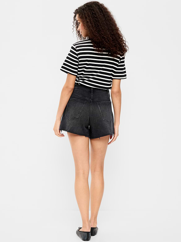 High-Waisted OG Jean Shorts -- 4-inch inseam