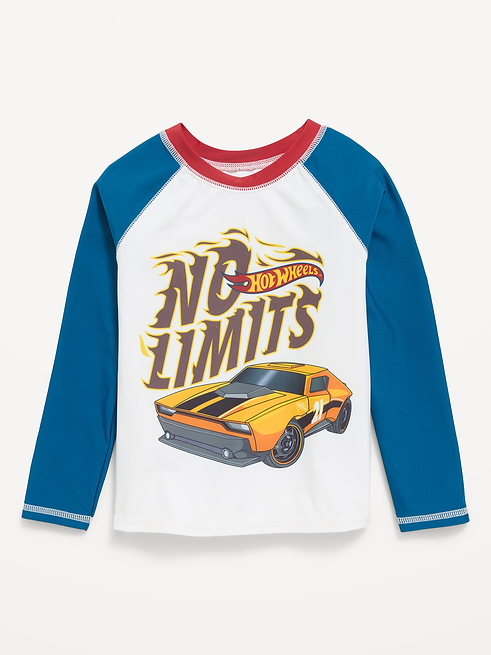 Hot Hot Wheels™ Graphic Rashguard Swim Top for Toddler Boys on clearance at Old Navy — 50% off