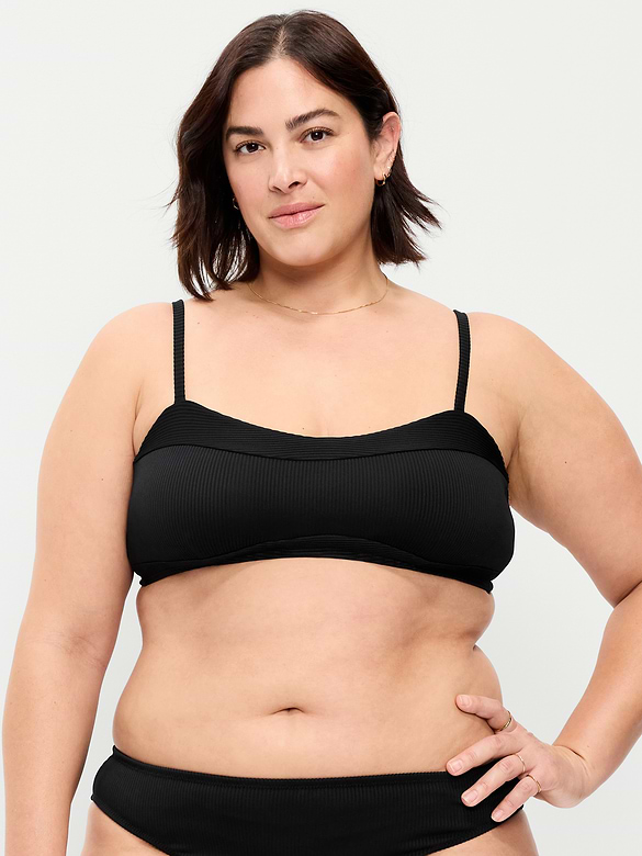Ribbed Bra Bikini Swim Top
