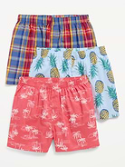 Image number 1 showing, 3-Pack Soft-Washed Boxer Shorts -- 3.5-inch inseam