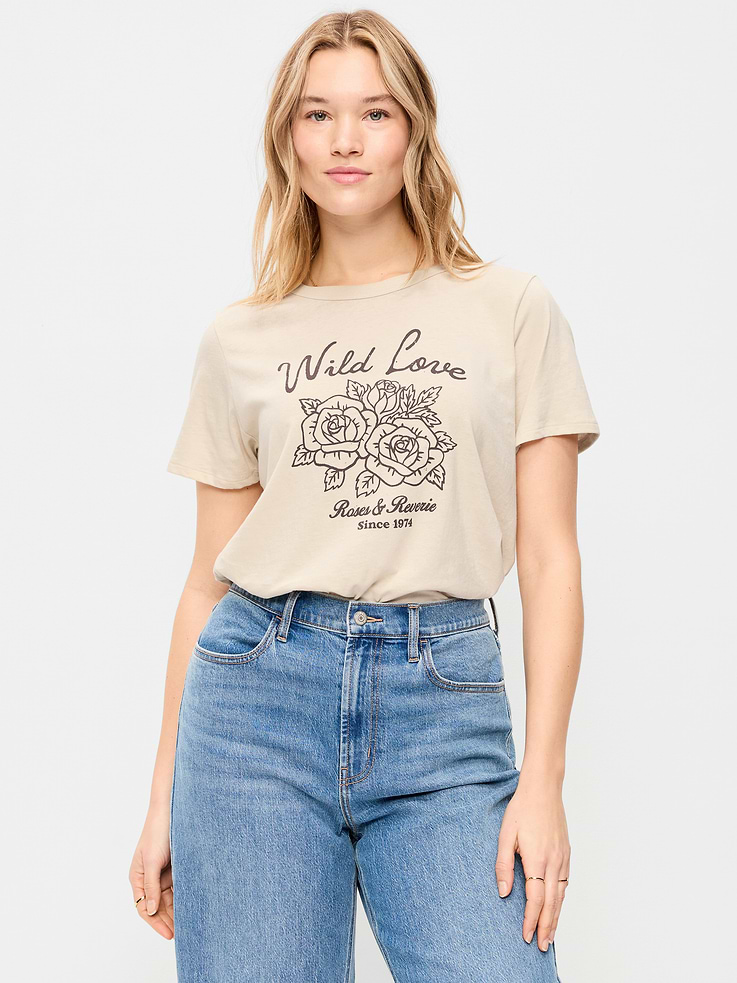 Image number 5 showing, EveryWear Crew-Neck Graphic T-Shirt