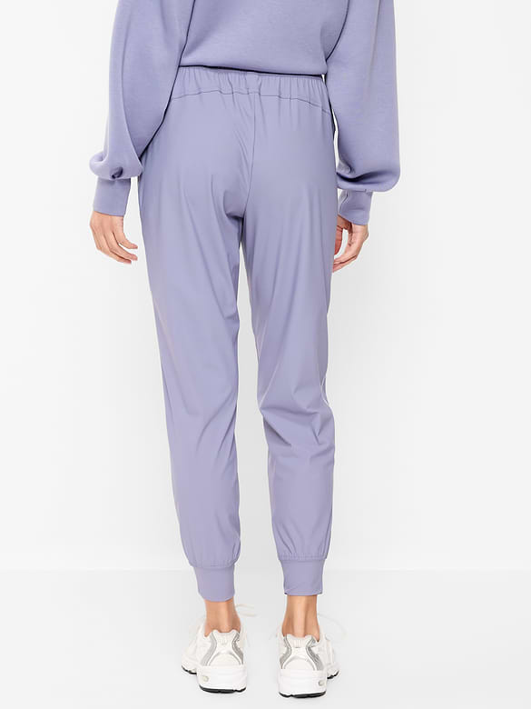 Pantalon de jogging Tech Élégant à taille haute et rayures latérales