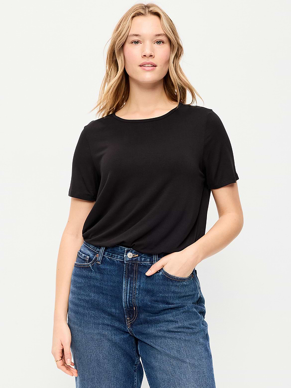 Luxe Crew-Neck T-Shirt