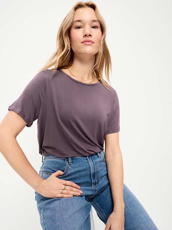 Luxe Crew-Neck T-Shirt