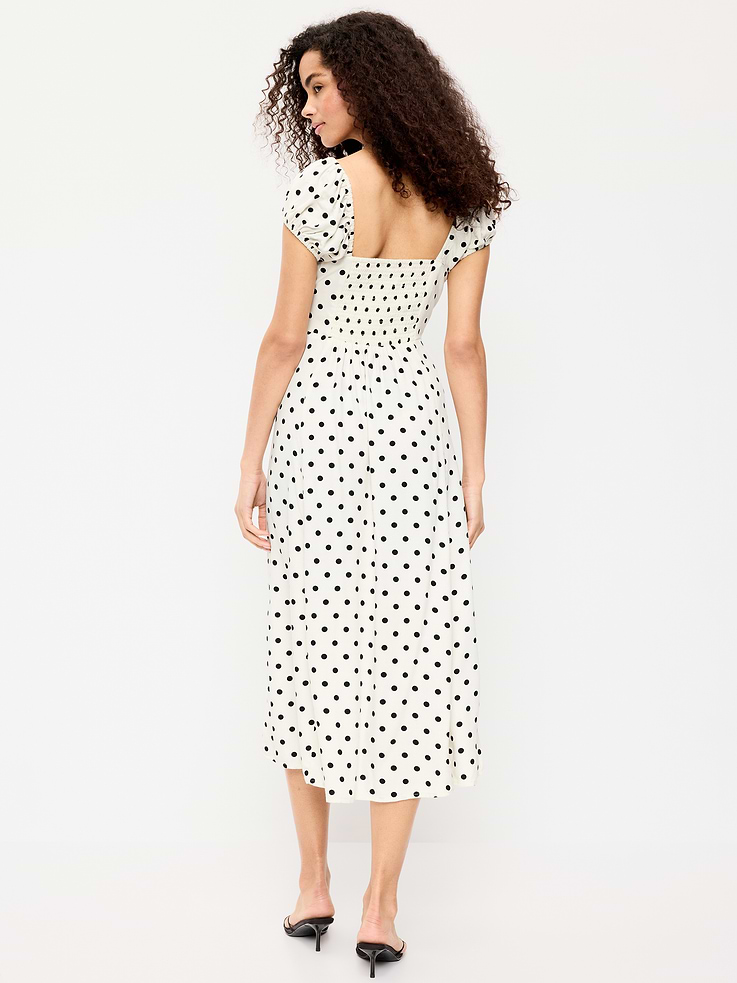 Image number 2 showing, Short-Sleeve Fit & Flare Midi Dress