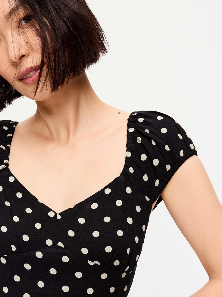 Image number 5 showing, Short-Sleeve Fit & Flare Midi Dress