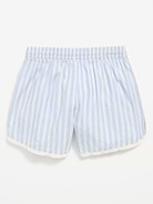 Image number 2 showing, Lace-Trim Poplin Boxer Shorts for Girls