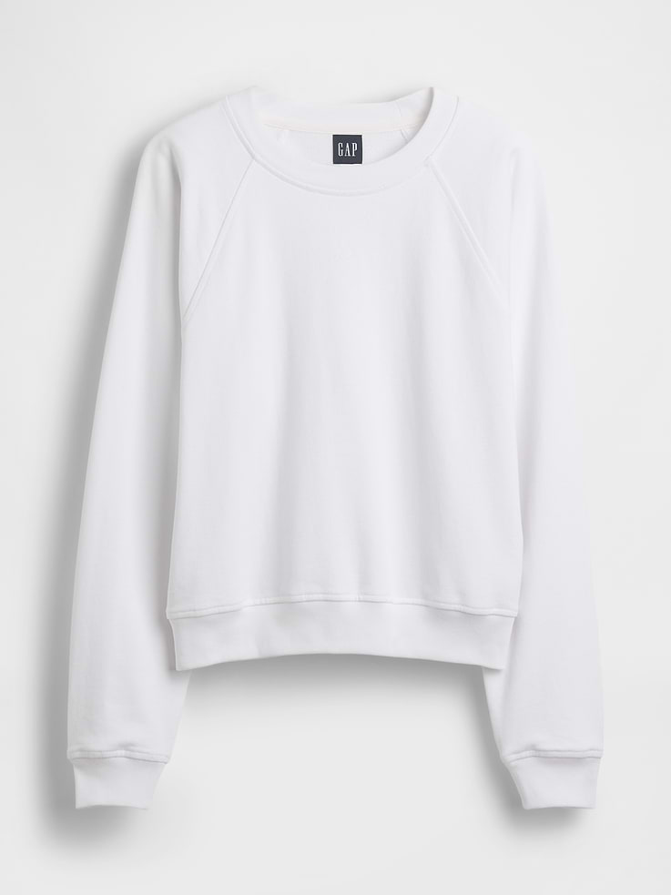 L'image numéro 4 présente Chandail à manches raglan en jersey bouclette VintageDoux