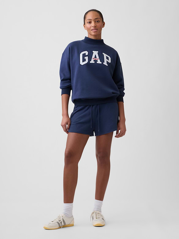Relaxed French Terry Dolphin Shorts