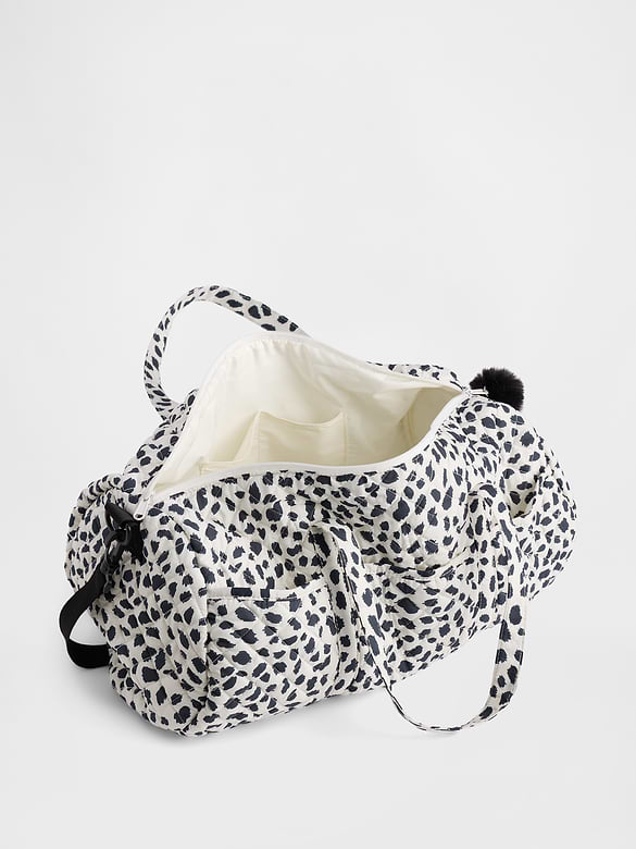 Sac de fin de semaine matelassé à motif pour Enfant