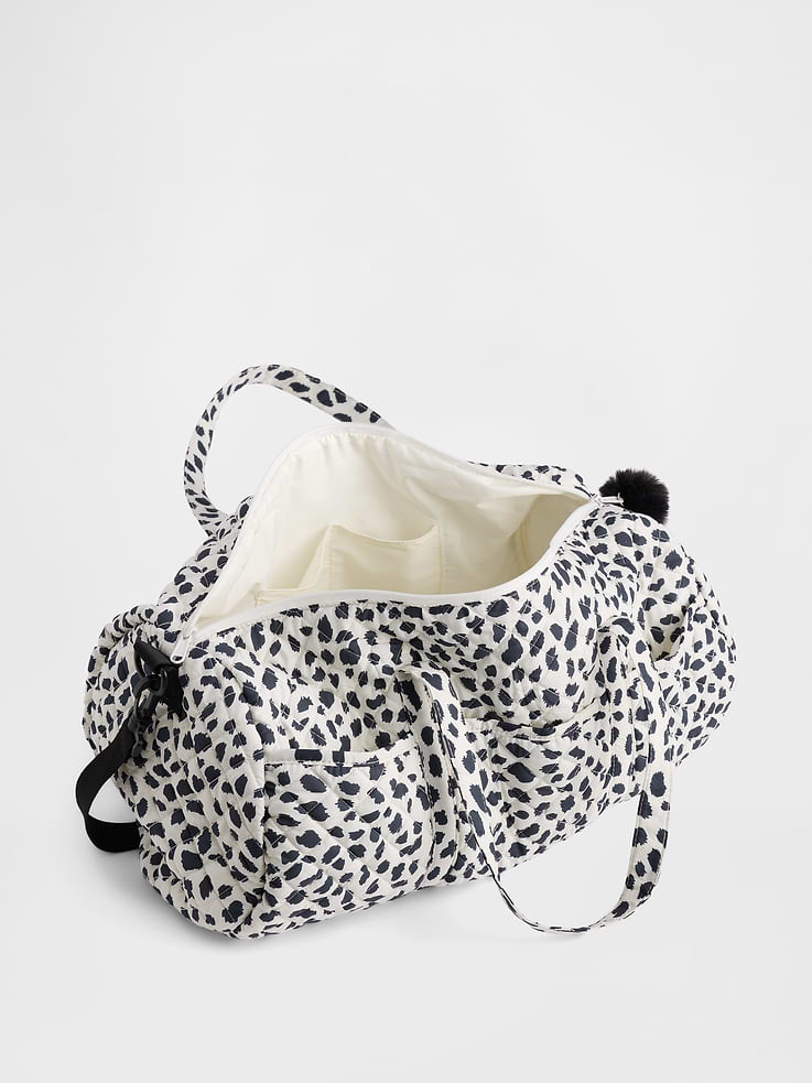Image number 4 showing, Kids Quilted Printed Weekender Bag