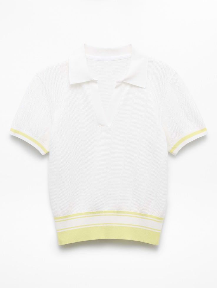 Image number 7 showing, Seamless Polo Tee Sweater