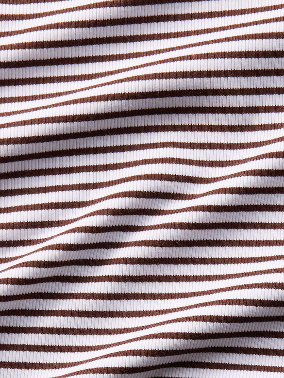 Signature Rib Crop Tee