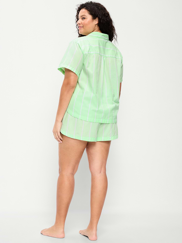 Image number 7 showing, Poplin Pajama Short Set