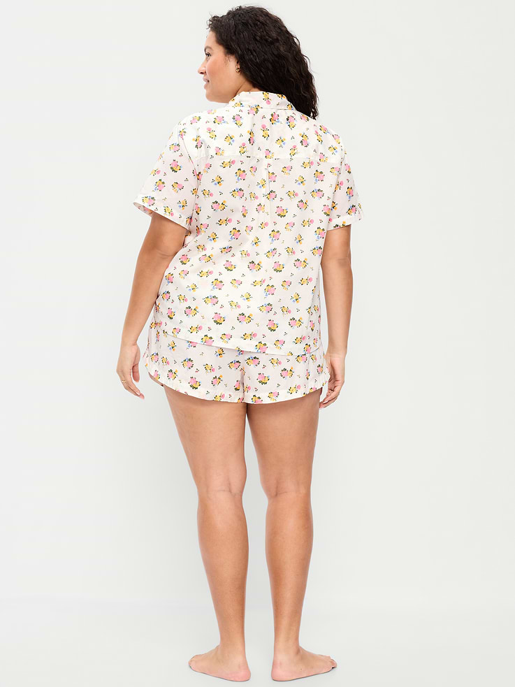 Image 8 of 8, Poplin Pajama Short Set