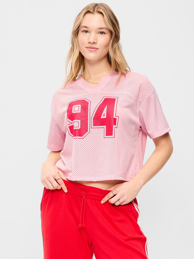 Image number 5 showing, Mesh Jersey Football Top