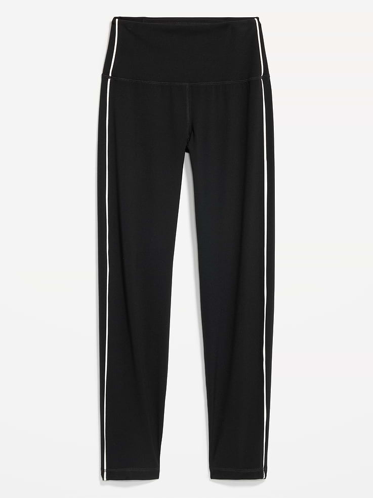 Image number 9 showing, High-Waisted StudioSmooth 7/8 Side-Striped Leggings