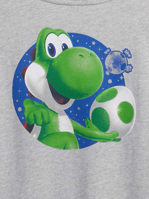 Kids Super Mario Relaxed Graphic T-Shirt