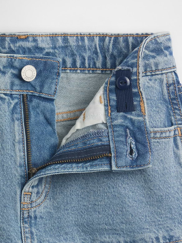 Kids Denim Ruffle Skirt