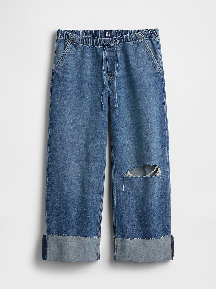 Image number 6 showing, Low Rise '90s Loose Easy Crop Jeans